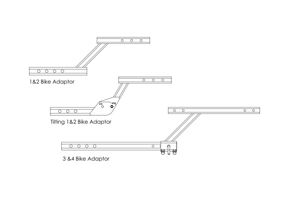 Car Towbar Adapters (for Van and Trailer Racks)